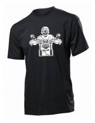 Tricou personalizat negru model Live to Ride 