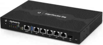 Router Ubiquiti ER-6P, 1GB RAM, Gigabit LAN, PoE, 1 x USB, 1 x 1Gbps SFP