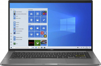 UltraBook ASUS VivoBook 14 S435EA Intel Core (11th Gen) i7-1165G7 1TB SSD 16GB Iris Xe FullHD Win10 Pro Tast. ilum. FPR Deep Green
