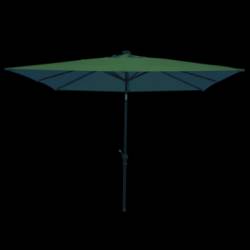 Umbrela soare patrata RAKI 300x300cm culoare verde 