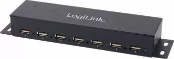 USB Hub Logilink UA0148 7 x USB 2.0 Carcasa metalica