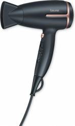 Uscator de par Beurer pentru voiaj 1600W 2 trepte de viteza si incalzire Negru 