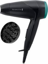Uscator de par Remington On The Go D1500, 2000 W, 2 setari, Concentrator, Difuzor, Negru/Verde 
