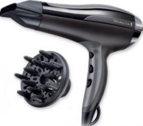Uscator de par Remington D5220 2400 W 2 viteze Turbo Difuzor volum Concentrator Negru 