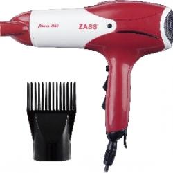 Uscator de par Zass ZHD 02 2000W 2 viteze 3 trepte temperatura Rosu 