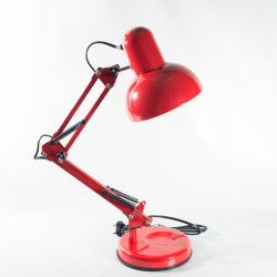 Veioza Full Electrisc 810 1e27 Rosu 70cm brat reglabil 