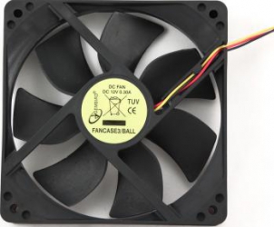 Ventilator Carcasa Gembird Ball Bearing 120 mm Negru 