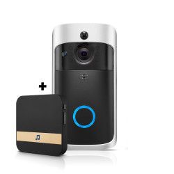Video interfon wireless cu sonerie inclusa 