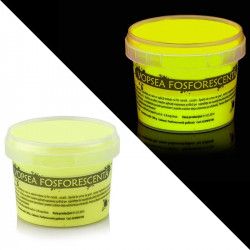 Vopsea glow in the dark fosforescenta care lumineaza galben 100 ml 