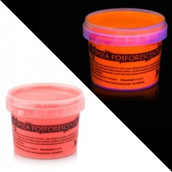 Vopsea glow in the dark fosforescenta care lumineaza portocaliu 30 ml 