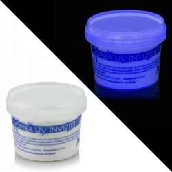Vopsea invizibila fluorescenta reactiva UV transparenta albastra 100 ml 