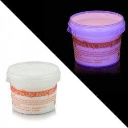 Vopsea invizibila fluorescenta reactiva UV transparenta portocalie 100 ml 