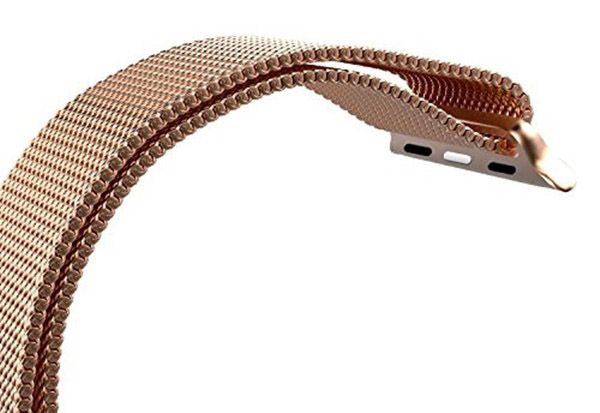 gold milanese loop 44mm