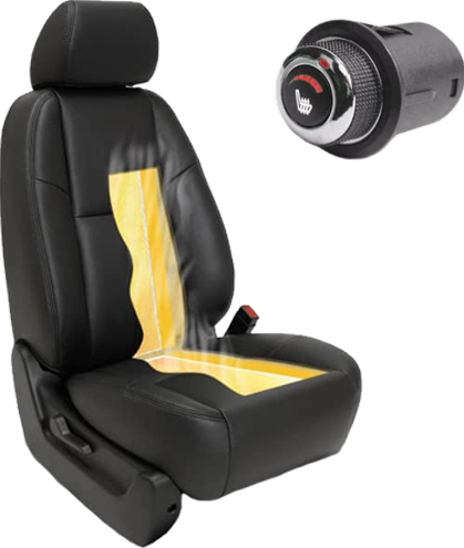 recommend deadline Electrical Kit incalzire pentru scaune auto sezut si spatar din carbon buton 6 la  CEL.ro