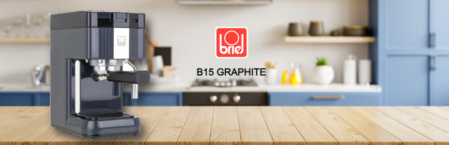 Espressor Briel B15 Graphite 1000 W 20 Bar Negru B15 Graphite