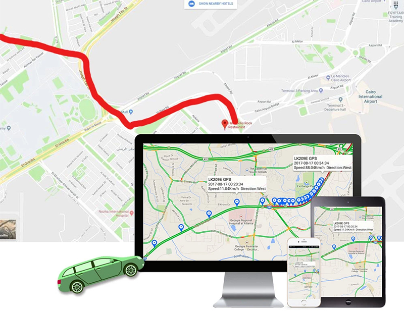 GPS Tracker Auto iUni TK105 cu microfon spion localizare si urmarire GPS cu