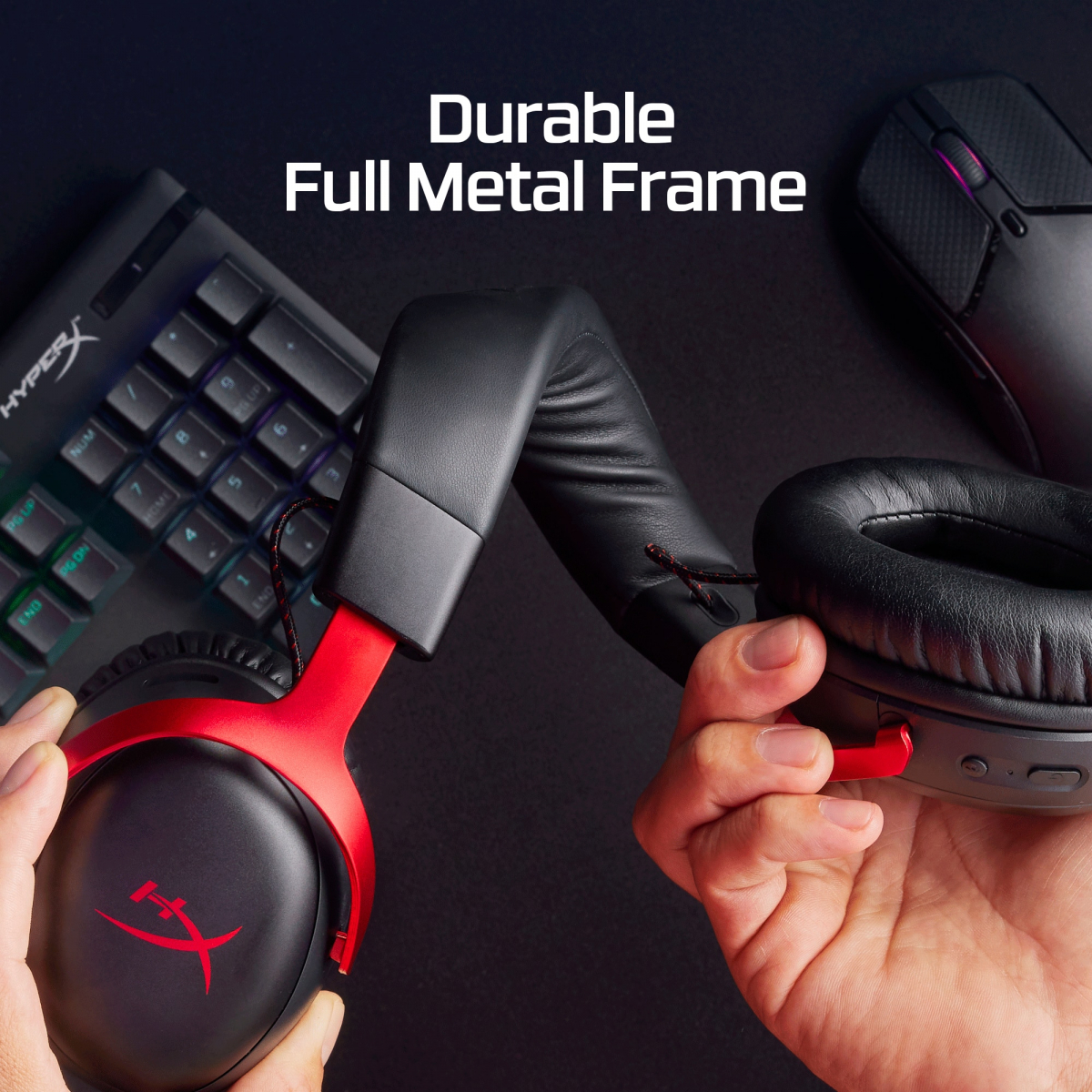 Casti gaming wireless HyperX Cloud III DTS Headphone:X Spatial Audio 2 ...