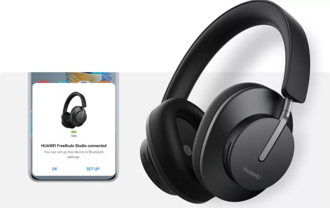 Casti Bluetooth Huawei FreeBuds Studio Studio Gold