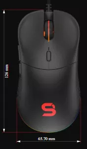 Spc Mouse Software Mouse Gaming SPC Gear GEM 3000DPI Negru spg147 - cel.ro