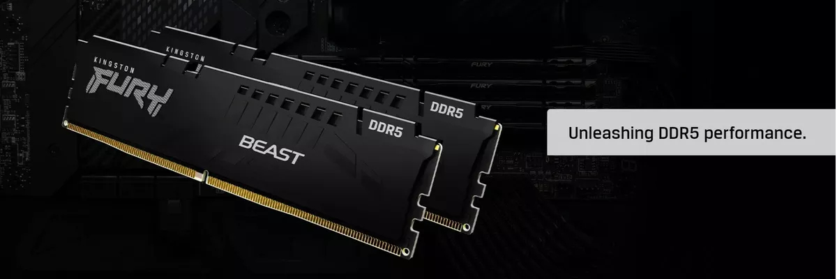 RAM Kingston DDR5 16GB 5200MHz CL40 FURY Beast