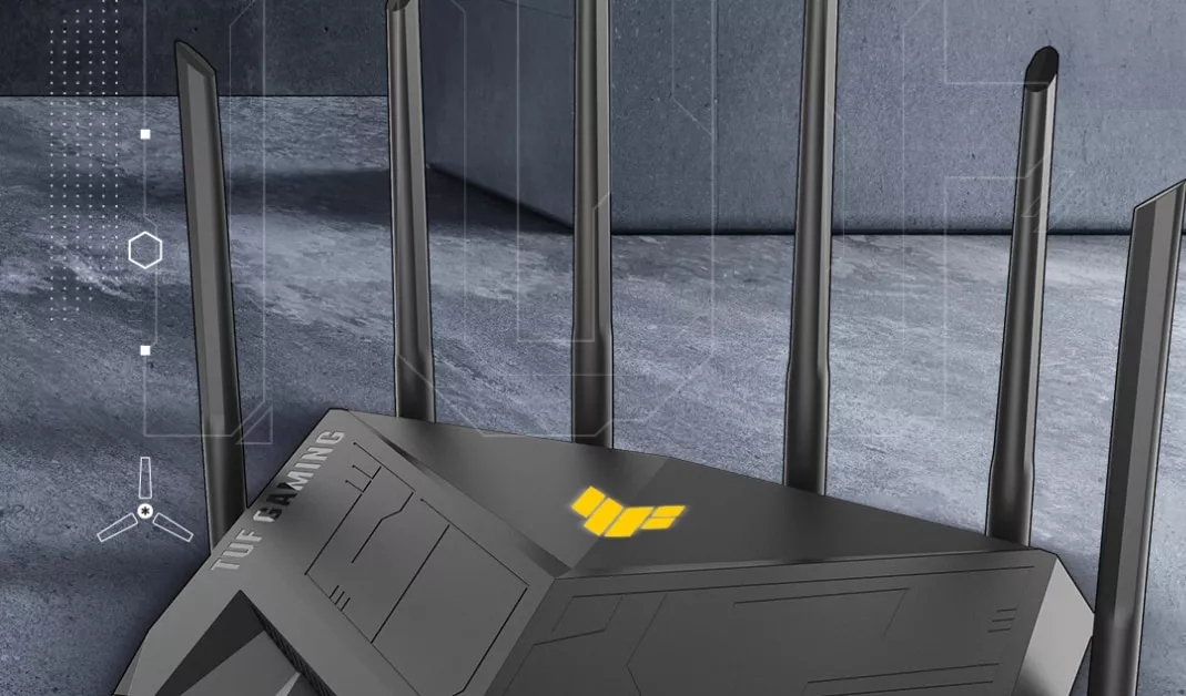 Router Wireless ASUS TUF-AX6000 AX6000 Dual-Band WiFi 6 Quad-Core 2.5G
