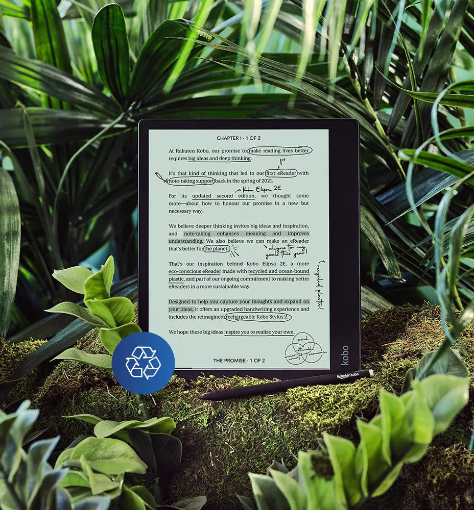 Tableta ePaper Kobo Elipsa 2E 10.3 inch 32GB Negru