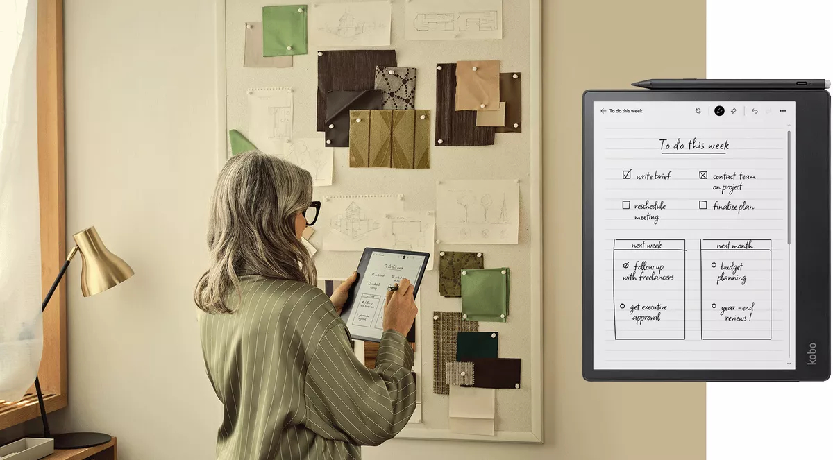Tableta ePaper Kobo Elipsa 2E 10.3 inch 32GB Negru