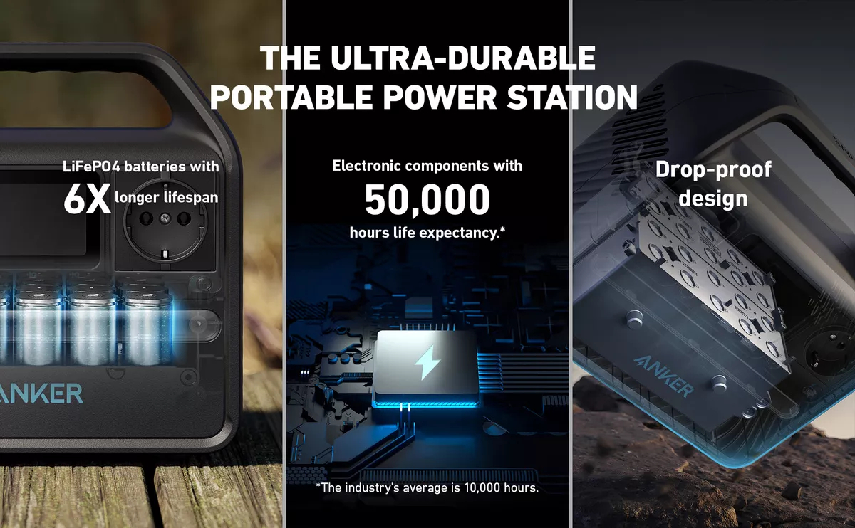 Baterie externa Anker Portable Power Station PowerHouse 521 200W