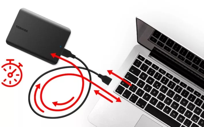 Hard Disk extern TOSHIBA Canvio Basics 4TB USB 3.2 Gen 1 Negru