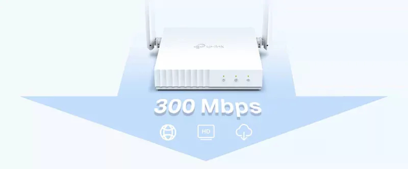 Router wireless TP-LINK TL-WR844N 4x LAN 300Mbps Alb tl-wr844n - cel.ro