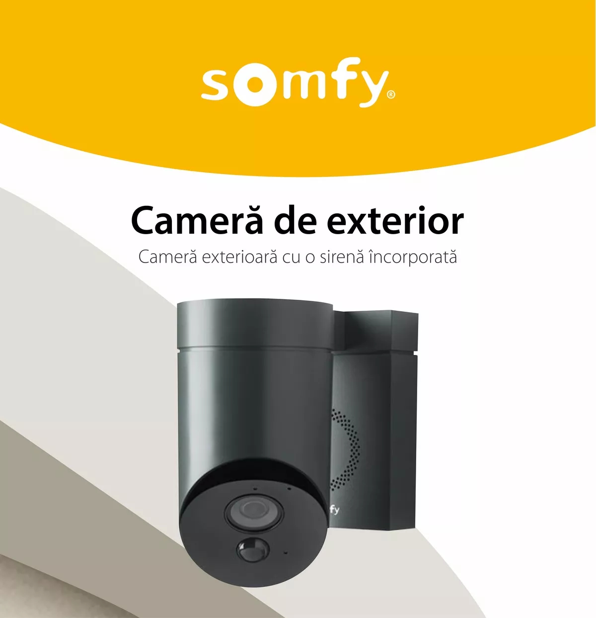 Camera De Supraveghere Somfy Wi-Fi Sirena Gri 2401563