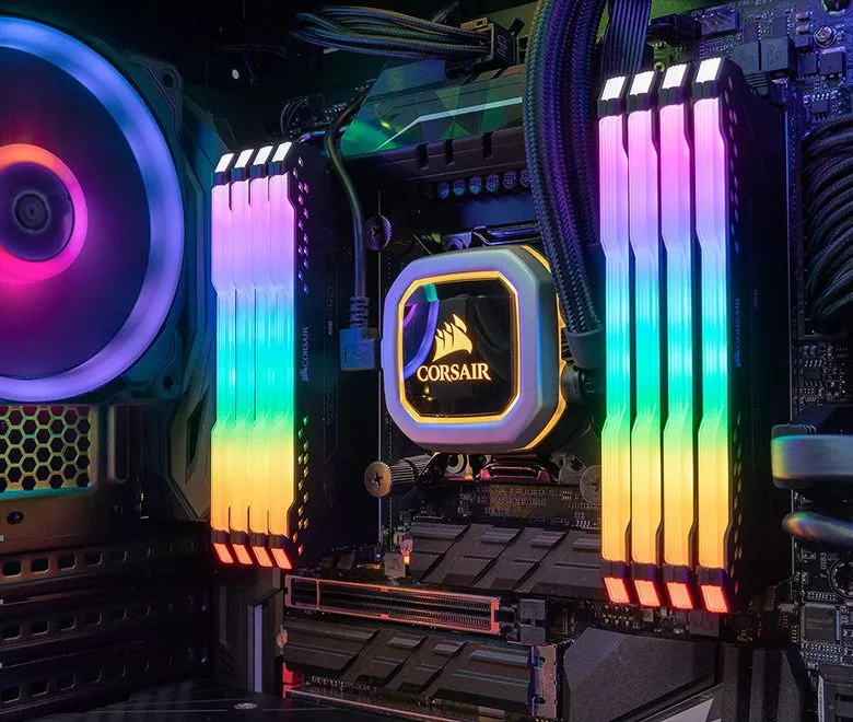 Kit RAM Corsair DDR4 16GB 3200MHz CL16 2X8GB RGB Vengeance PRO