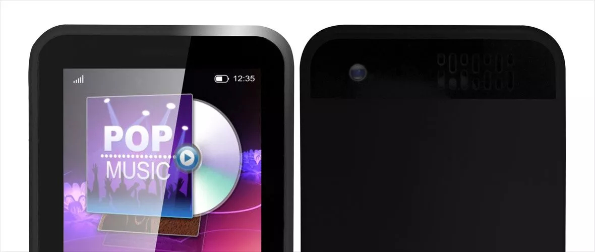 2phone Telefon mobil Media-Tech 2Phone Dual SIM Black