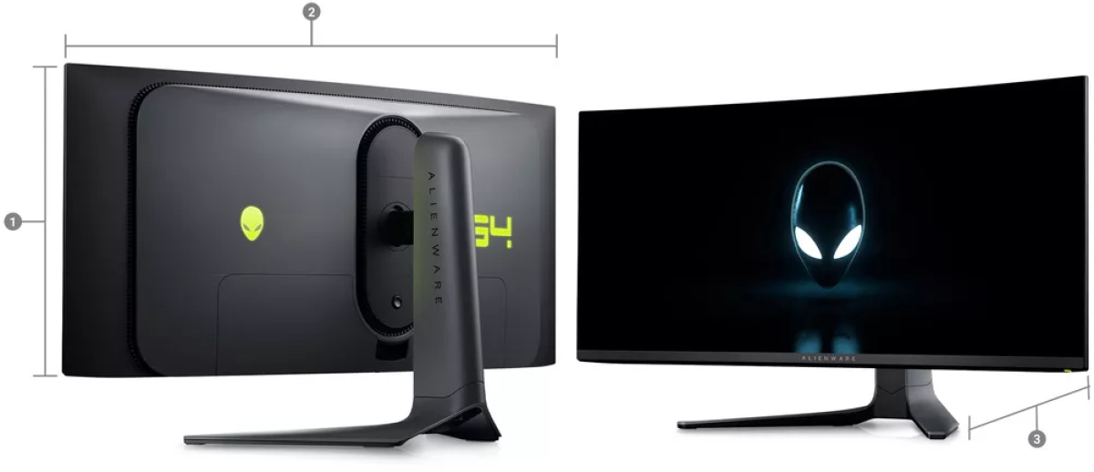 Monitor ALIENWARE model AW3423HF 34 WIDE cba5_490767713 - cel.ro