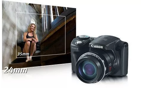 Aparat Foto Digital Canon PowerShot SX500 IS Black 16MP
