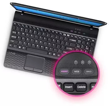 Notebook Sony Vaio VPC-EH2Q1EB i5 2430M 640GB 4GB GT410M WIN7