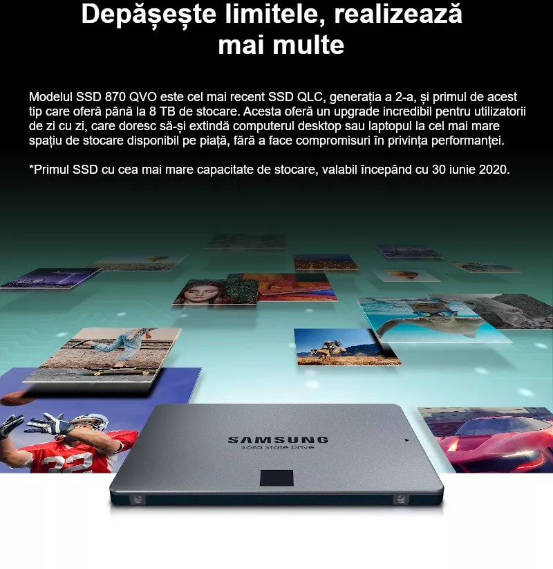 SSD Samsung 870 QVO 1TB SATA-III 2.5 inch MZ-77Q1T0BW mz-77q1t0bw