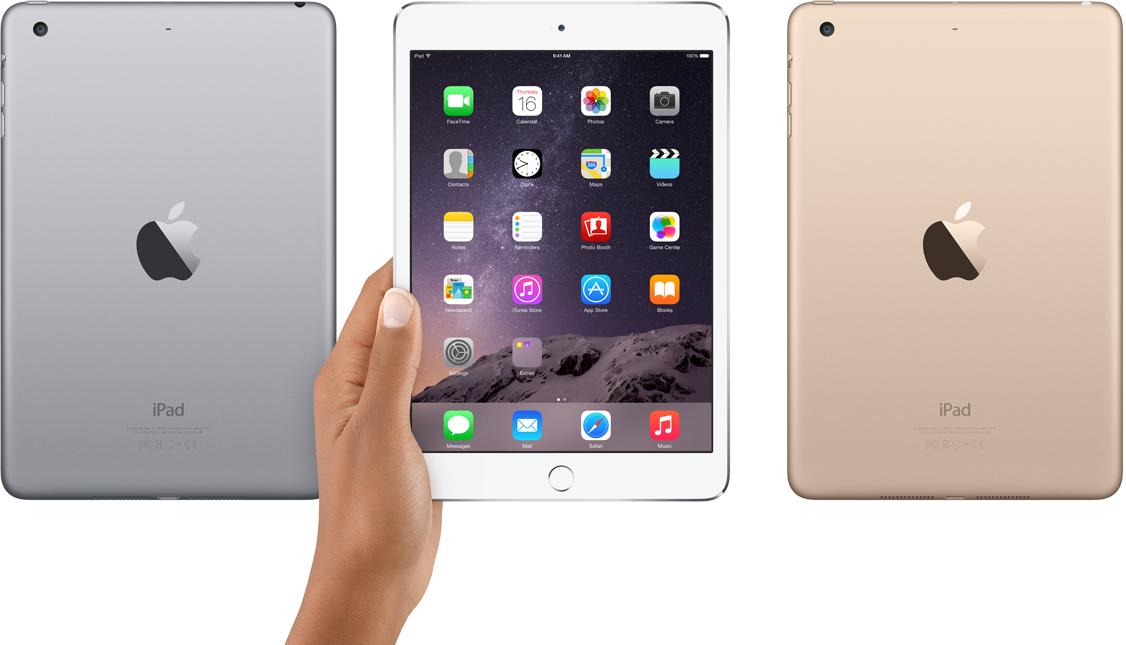 Tableta Apple iPad Mini 3 Wi-Fi + Cellular 64GB Gold
