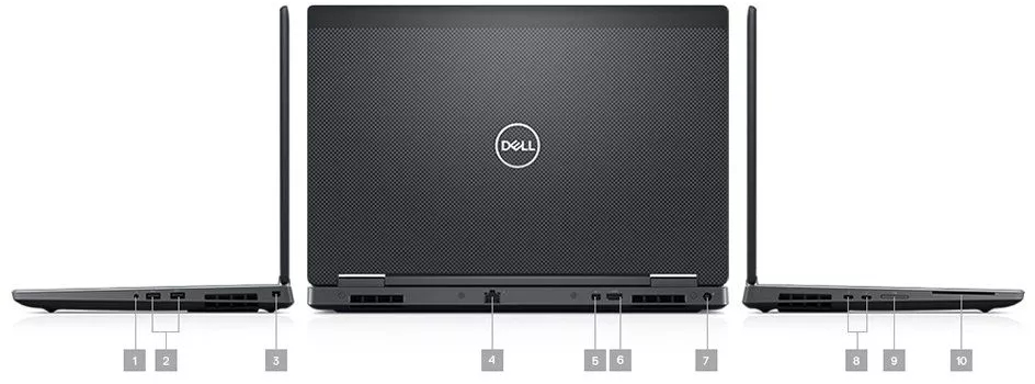Laptop Dell Precision 7530 Intel Core Coffee Lake 8th Gen i7-8850H