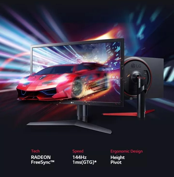 LG モニター 24GL650-B 23.6インチ 23.6インチ UltraGear™ ゲーミング