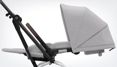 Carucior Cybex Eezy S Twist+2 Silver/Fog Grey