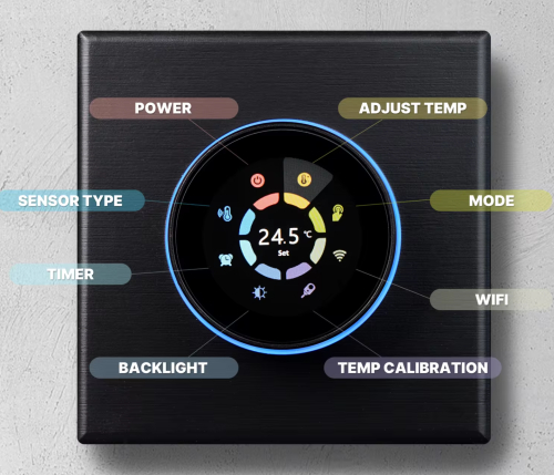 Kit Automatizare Incalzire Pardoseala Smart Q10 Controller pardoseala 4 ...
