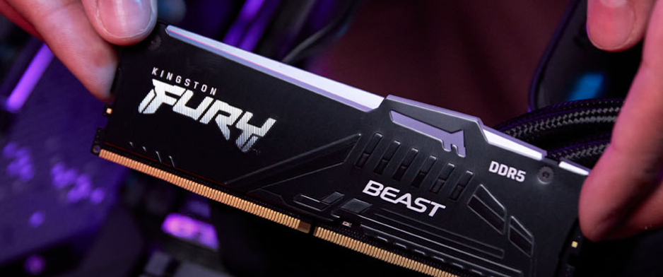 RAM Kingston DDR5 16GB 5600MHz CL36 RGB FURY Beast EX