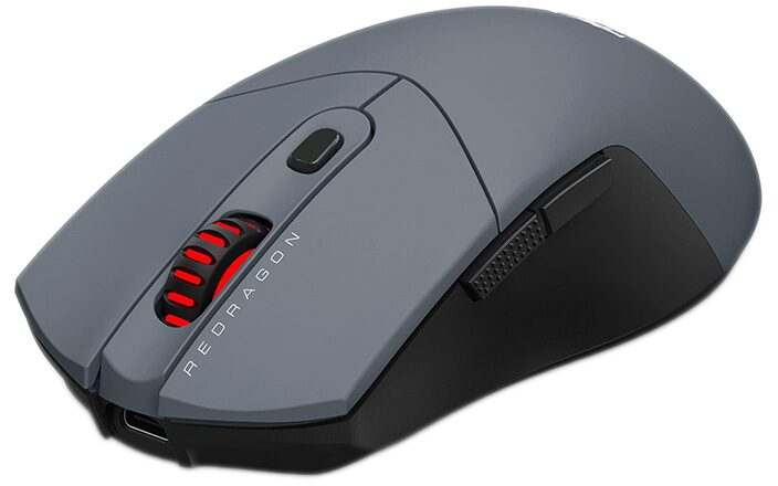 Mouse Gaming Redragon St4r Pro Wireless Black/Grey 26000 DPI