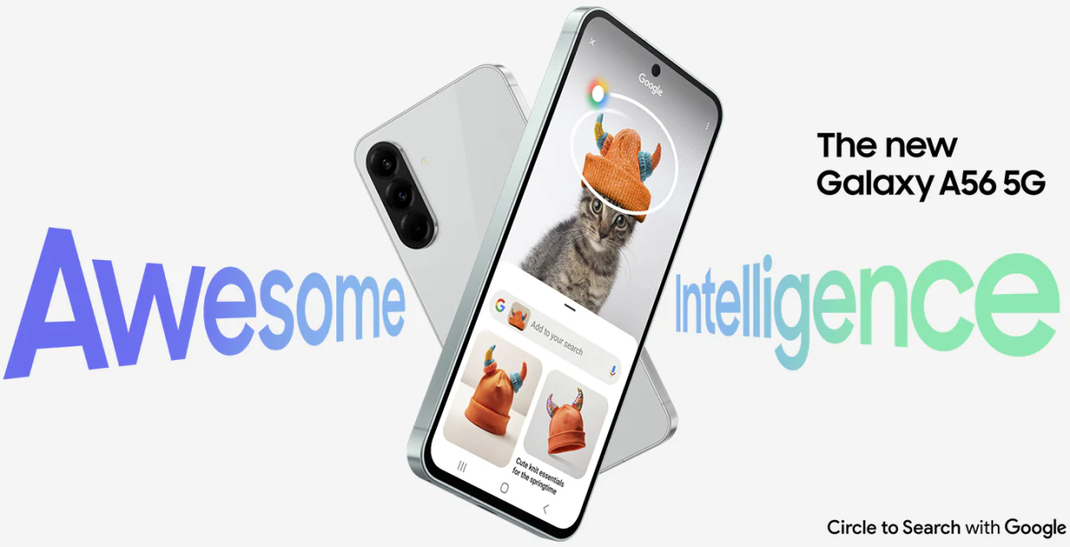 Samsung Galaxy A56 5G 256GB 8GB Dual SIM Awesome Lightgray SM