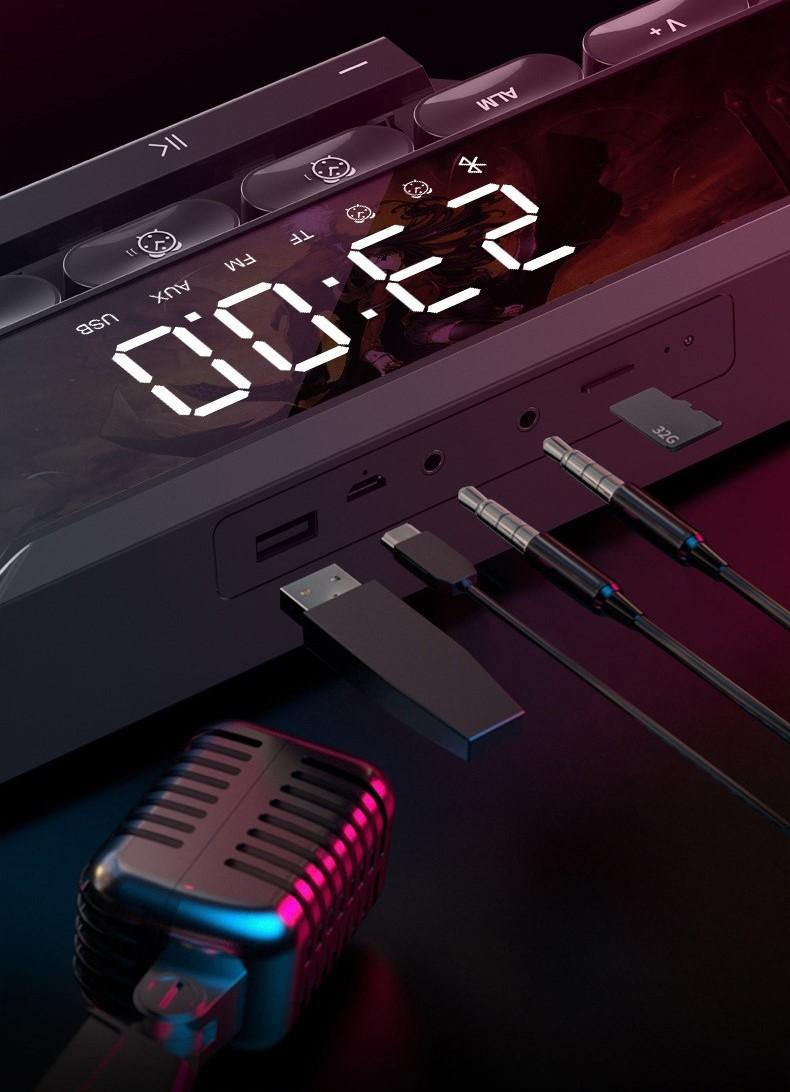 Boxe gaming RGB Soundbar RGB Bluetooth 5.0 Compatibil cu Android IOS si ...