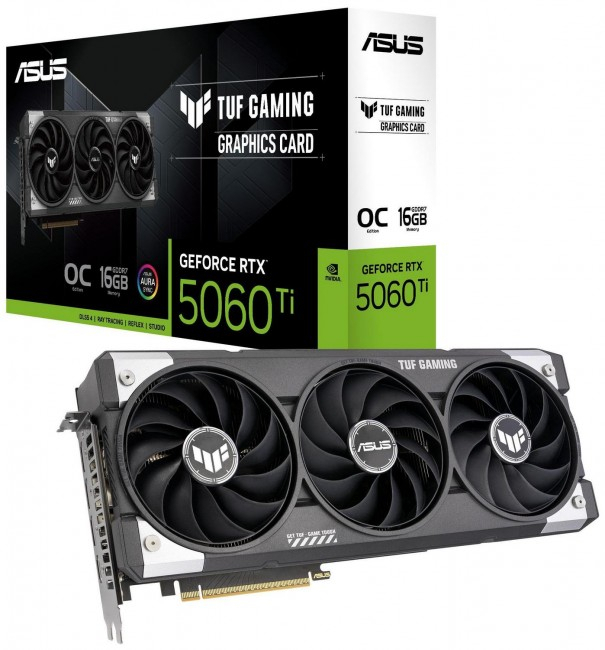 Placa video ASUS nVidia GeForce RTX 5060 Ti TUF GAMING OC 16GB