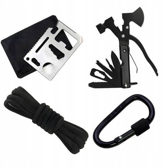 Kit multifunctional de supravietuire 92 in 1 cu rucsac Zola pentru