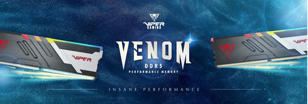 Kit RAM Patriot DDR5 64GB 6000MHz CL30 2X32GB Viper Venom