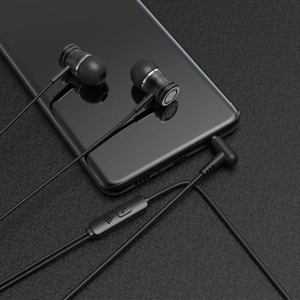 Casti cu fir HAVIT E303P Jack 3.5 mm Microfon Negru